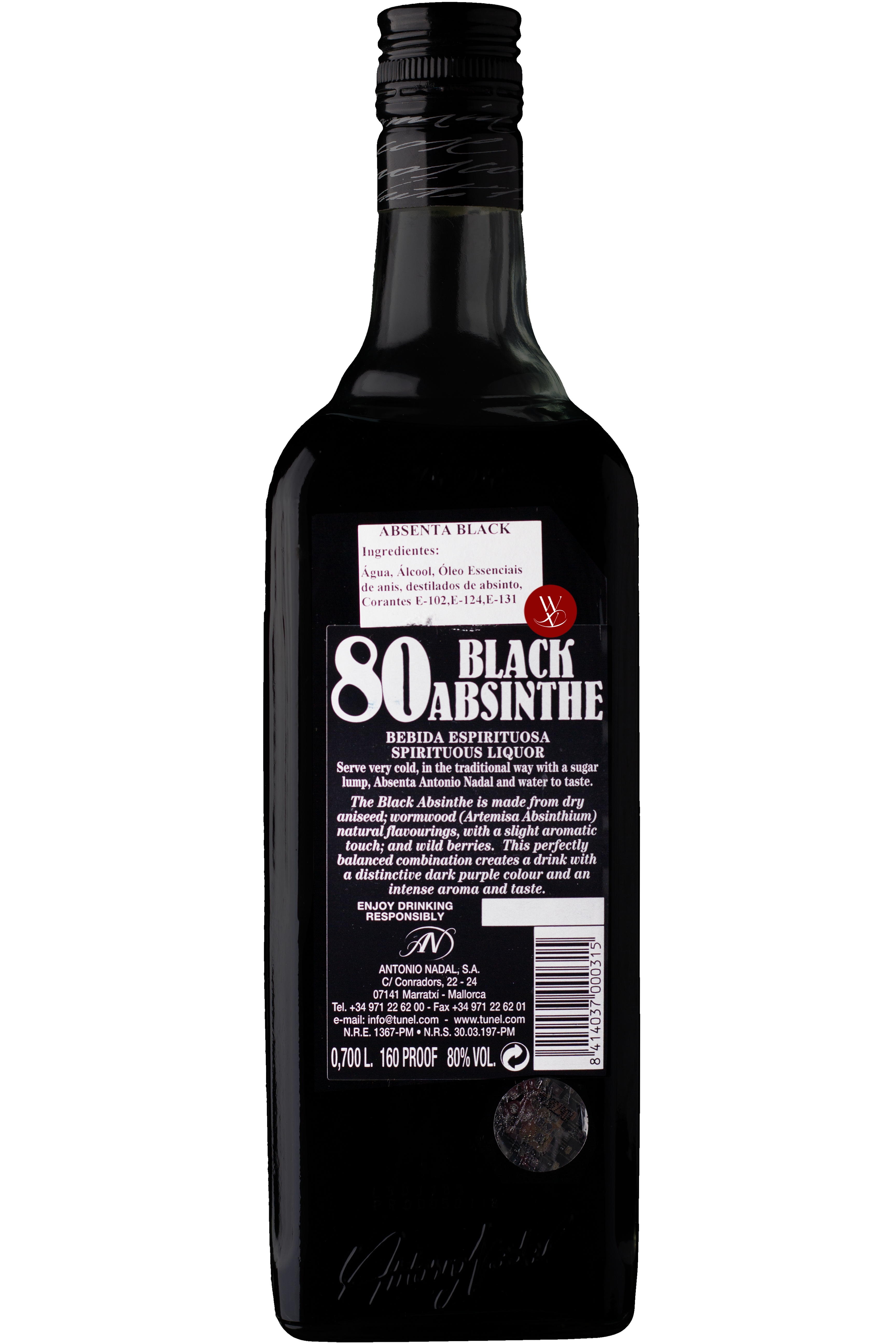 WineVins Black Absinthe 80