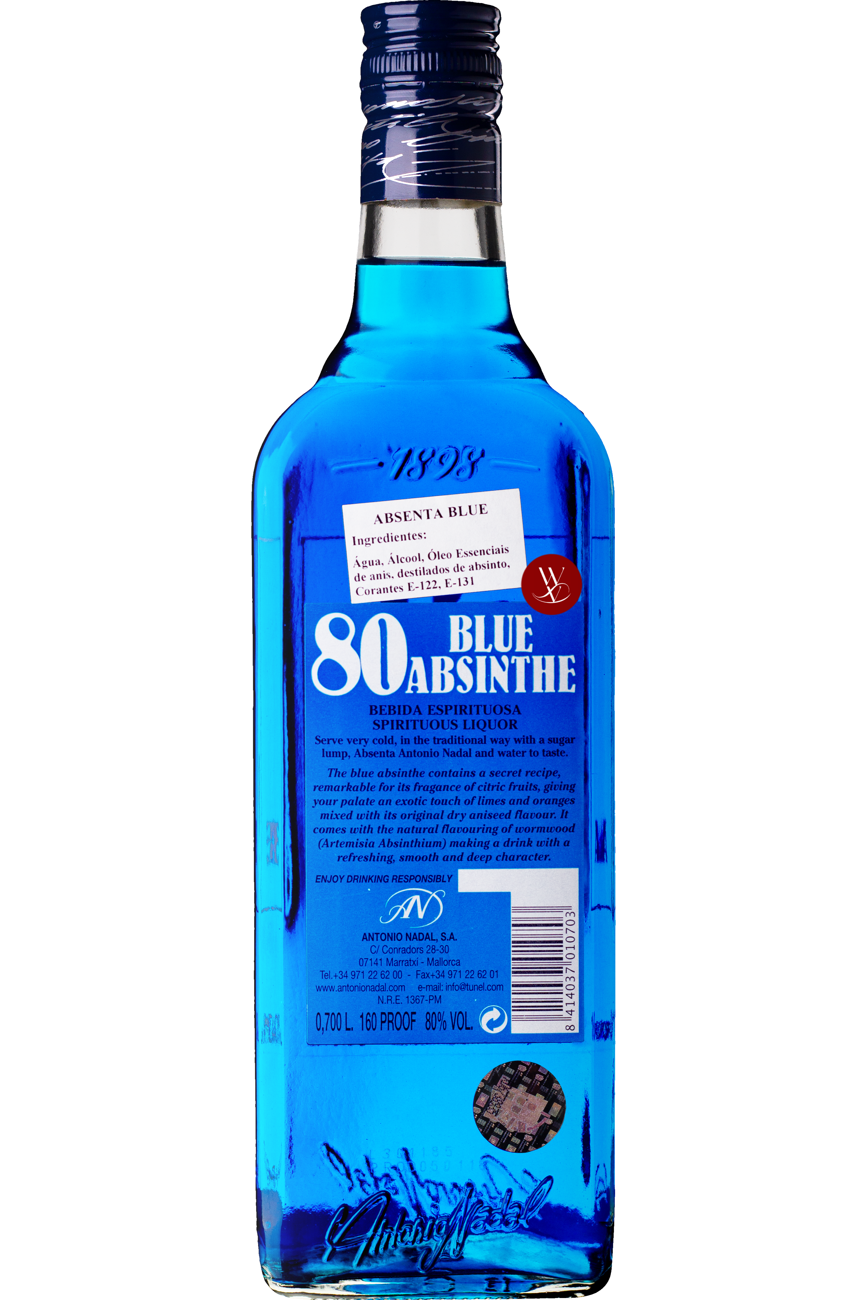 WineVins Blue Absinthe 80