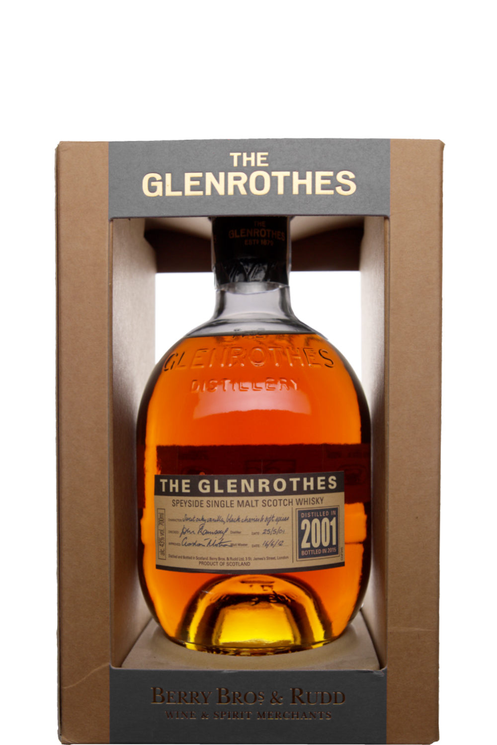 WineVins Whisky Glenrothes 2001