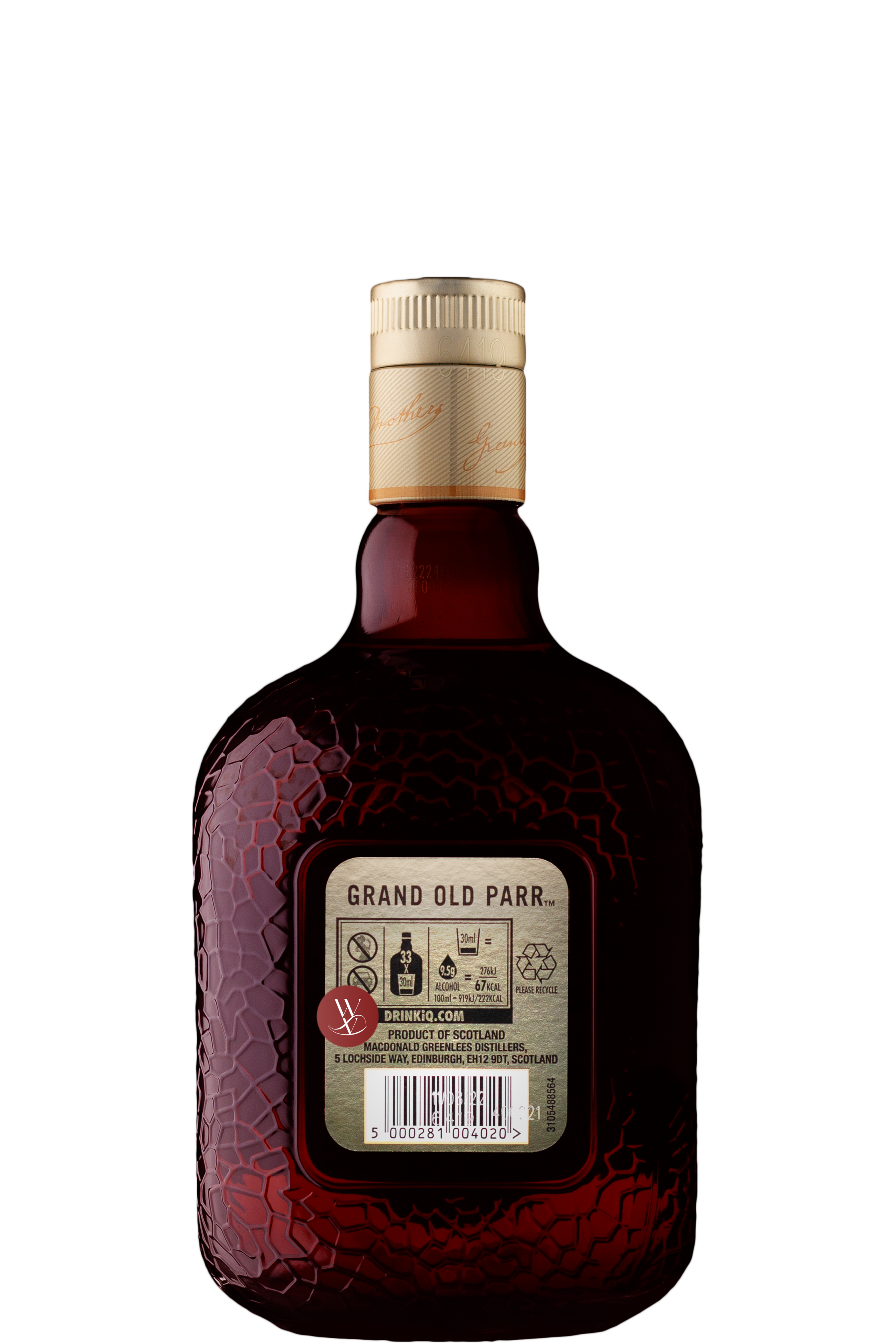 Old Parr Whisky 12 Anos 1L NV