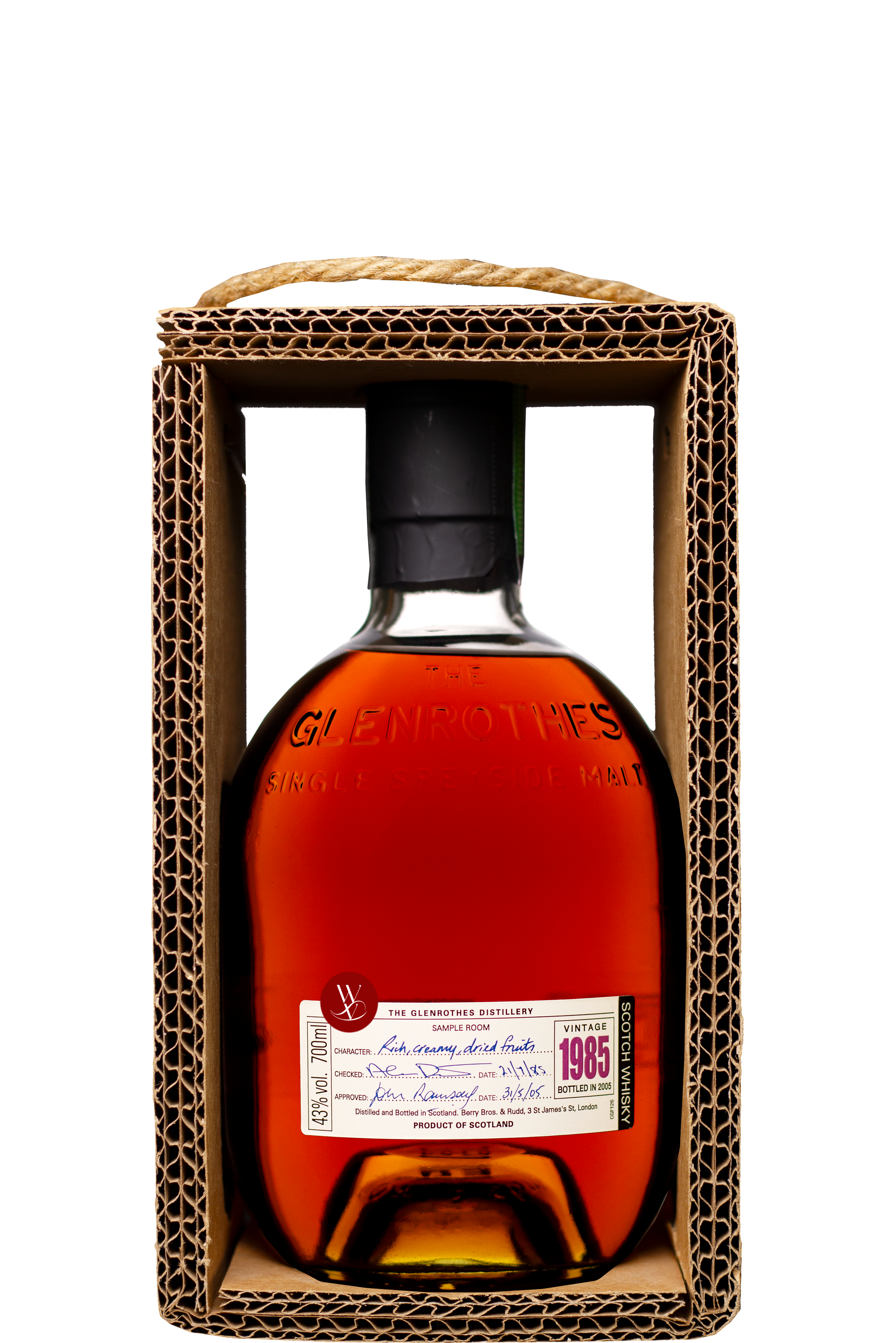 WineVins Whisky The Glenrothes 1985