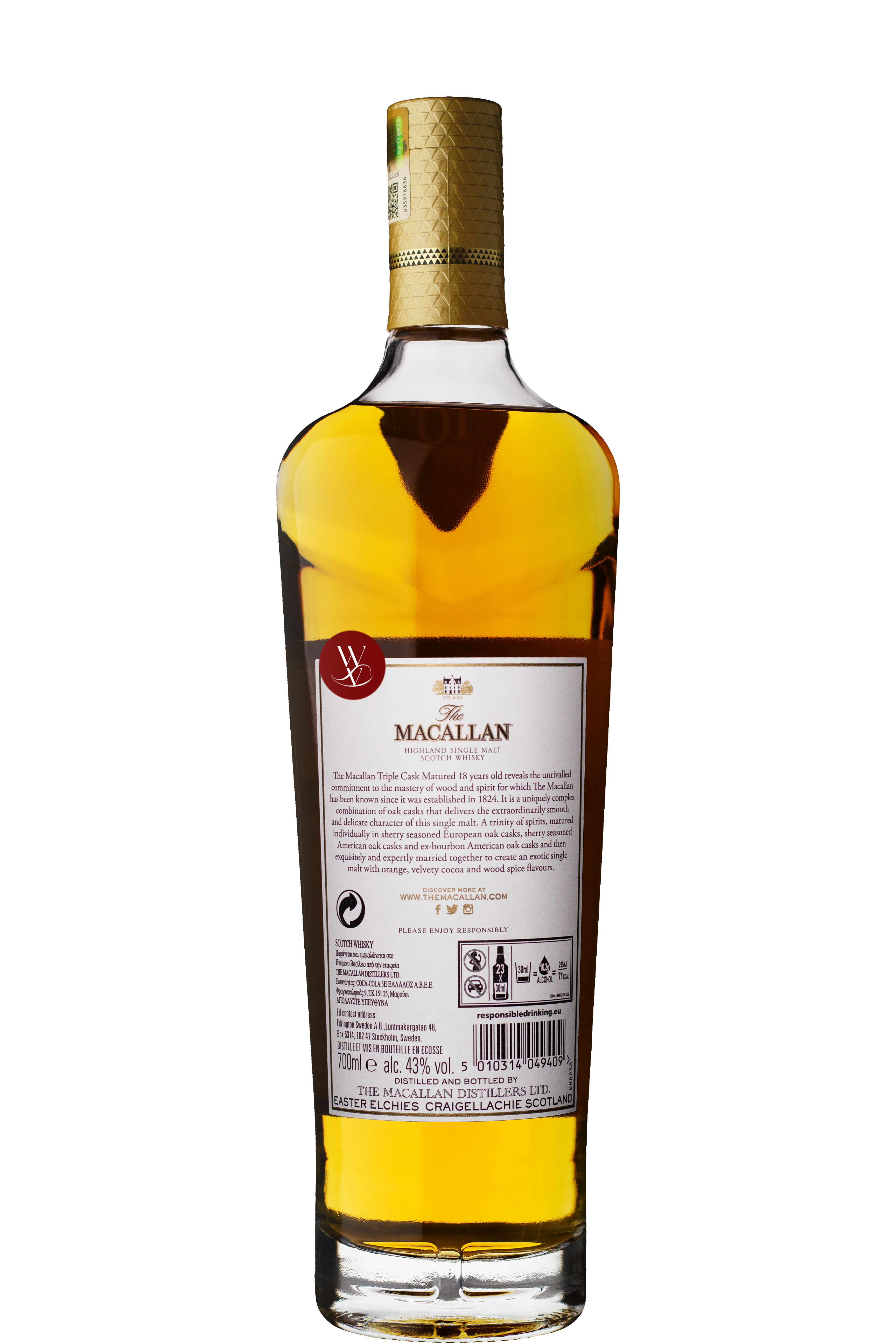 WineVins Whisky The Macallan Triple Cask 18 Anos
