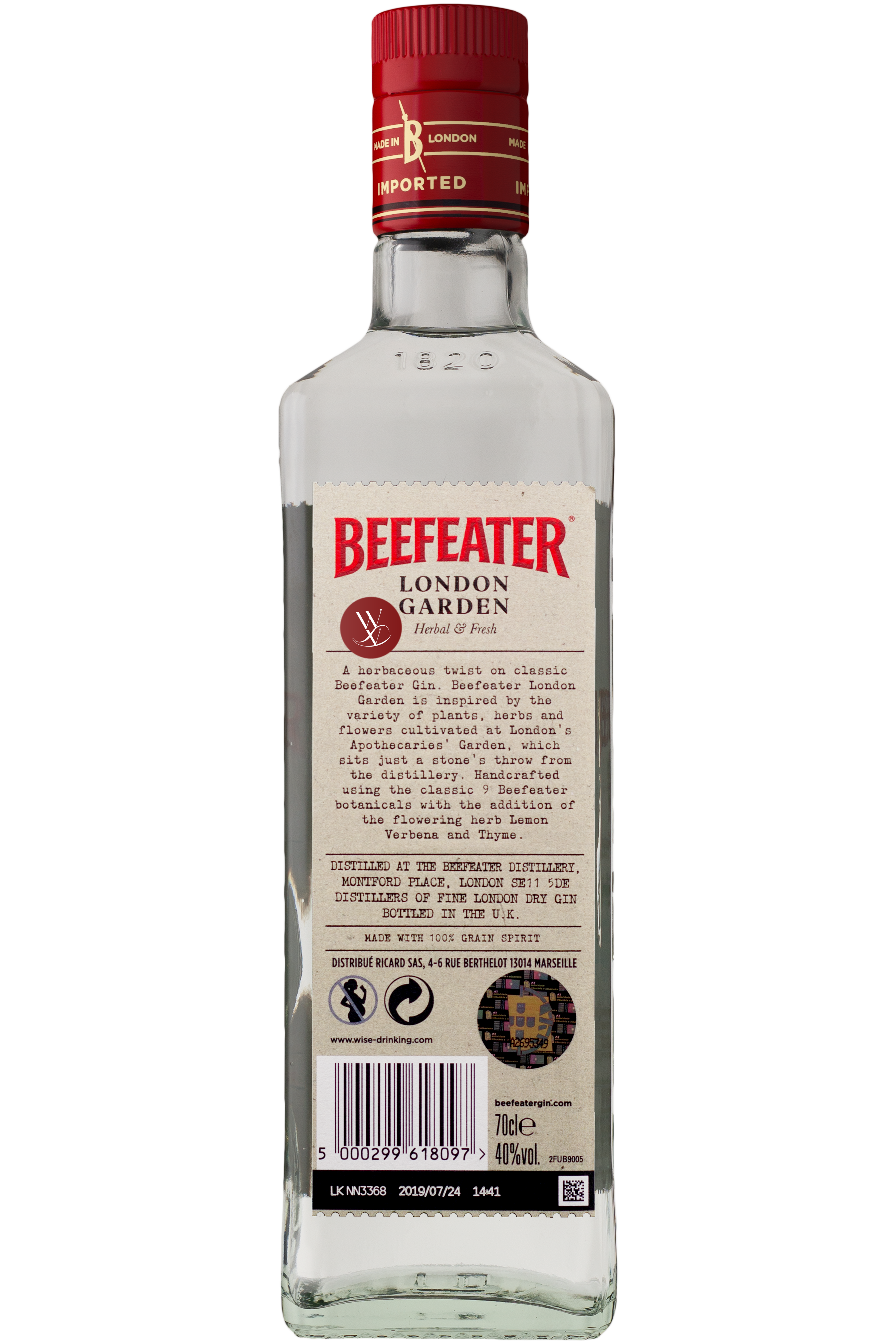 Beefeater Gin Londres Jardin