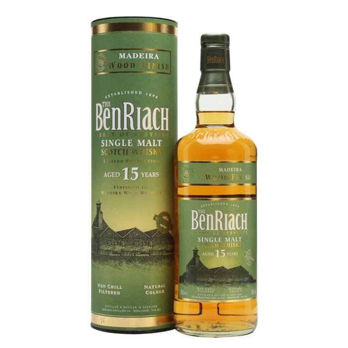 Wine Vins Benriach Whisky Madeira Finish 15 Anos